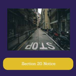 Section 20 Notice