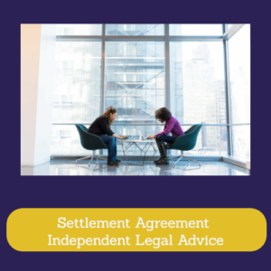 Settlement Agreement Independent Legal Advice